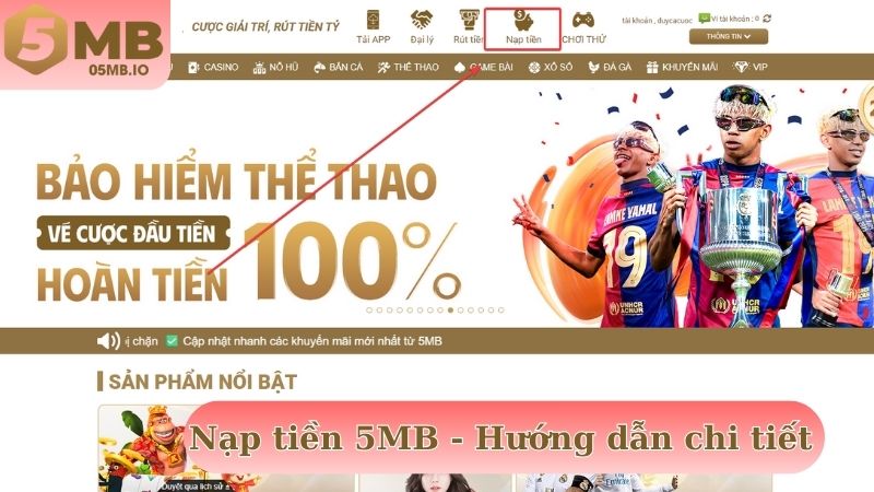 Nạp Tiền 5MB